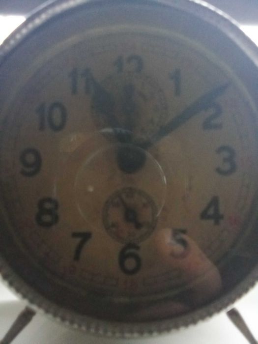 Przedwojenny polski budzik/zegar