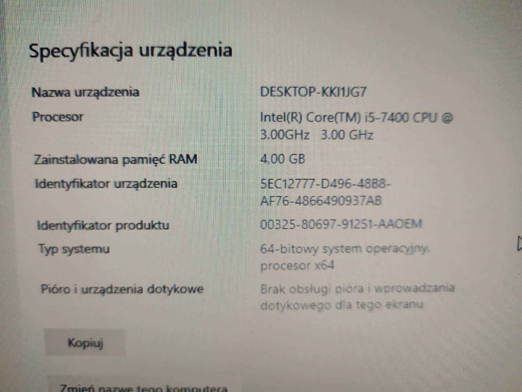 Komputer Gamingowy MSI z obudową LED