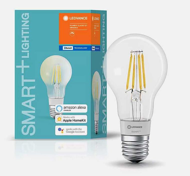 Смарт лампа LEDVANCE SMART+ Bluetooth Filament A60 6W E27 DIM