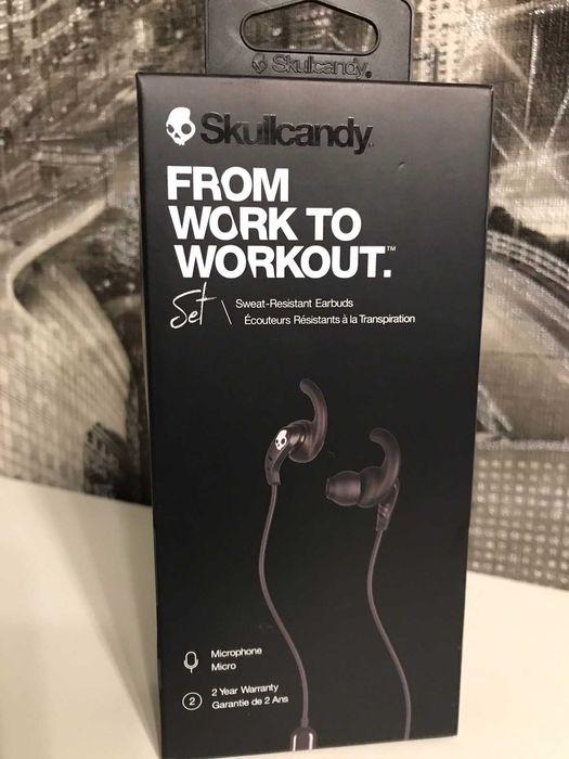 Новые! Наушники затычки с микрофоном Skullcandy Set