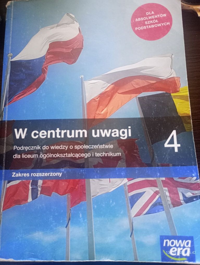 Wiedza o społeczeństwie 4 liceum / technikum