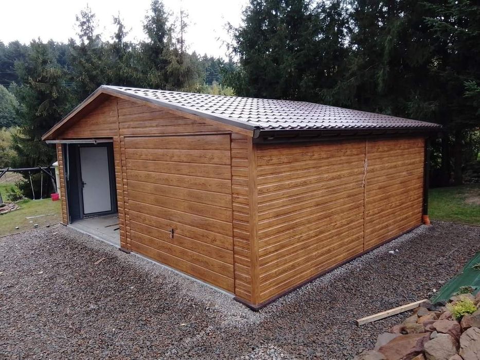 Garaże drewnopodobne na wymiar!