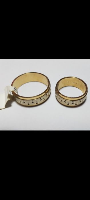 Nowe obrączki ślubne 585, 13.46 grama