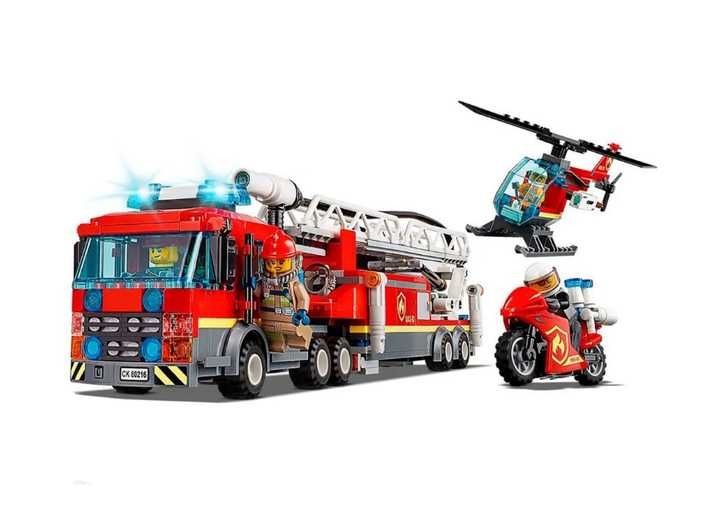 Конструктор 11216 Центральна пожежна станція Гасіння пожежі 985деталей