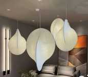 Organiczna lampa papierowa