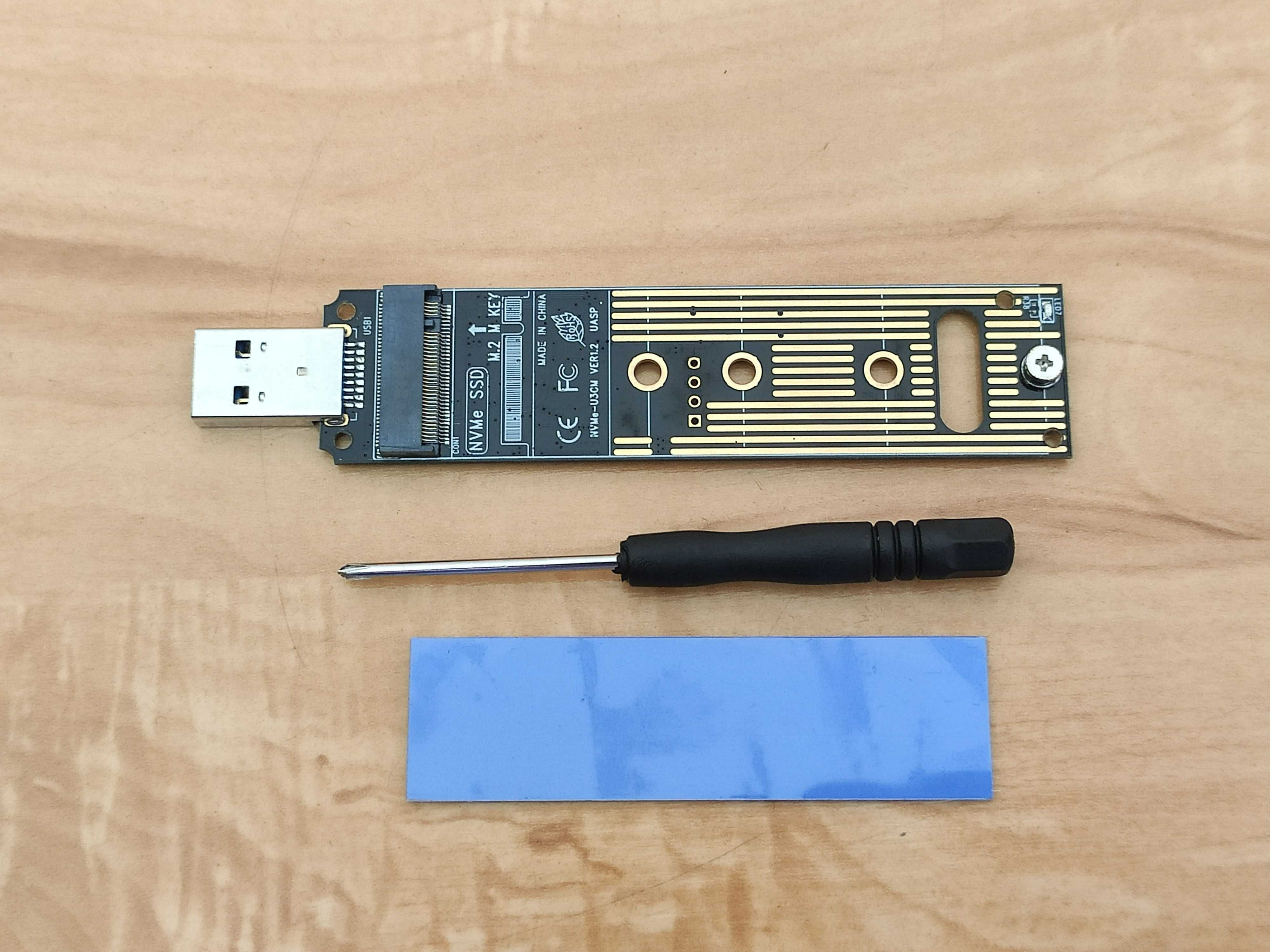 Внешний карман адаптер для SSD M.2 NGFF NVMe/SATA на USB 3.0