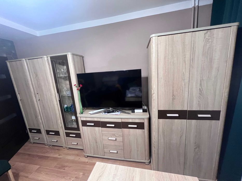 Duży zestaw mebli do salonu Dąb Sonoma