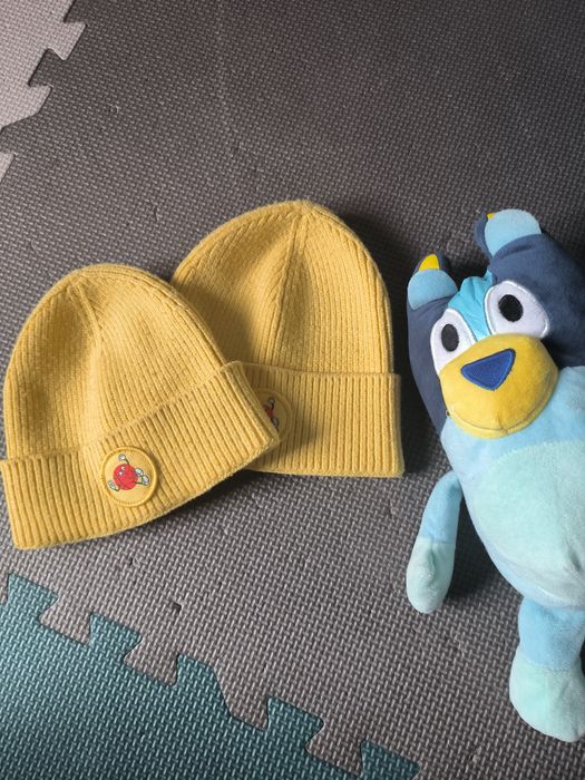 Komplet czapek Reserved dla rodzeństwa 1-3 3-5lat 86/92 98/104