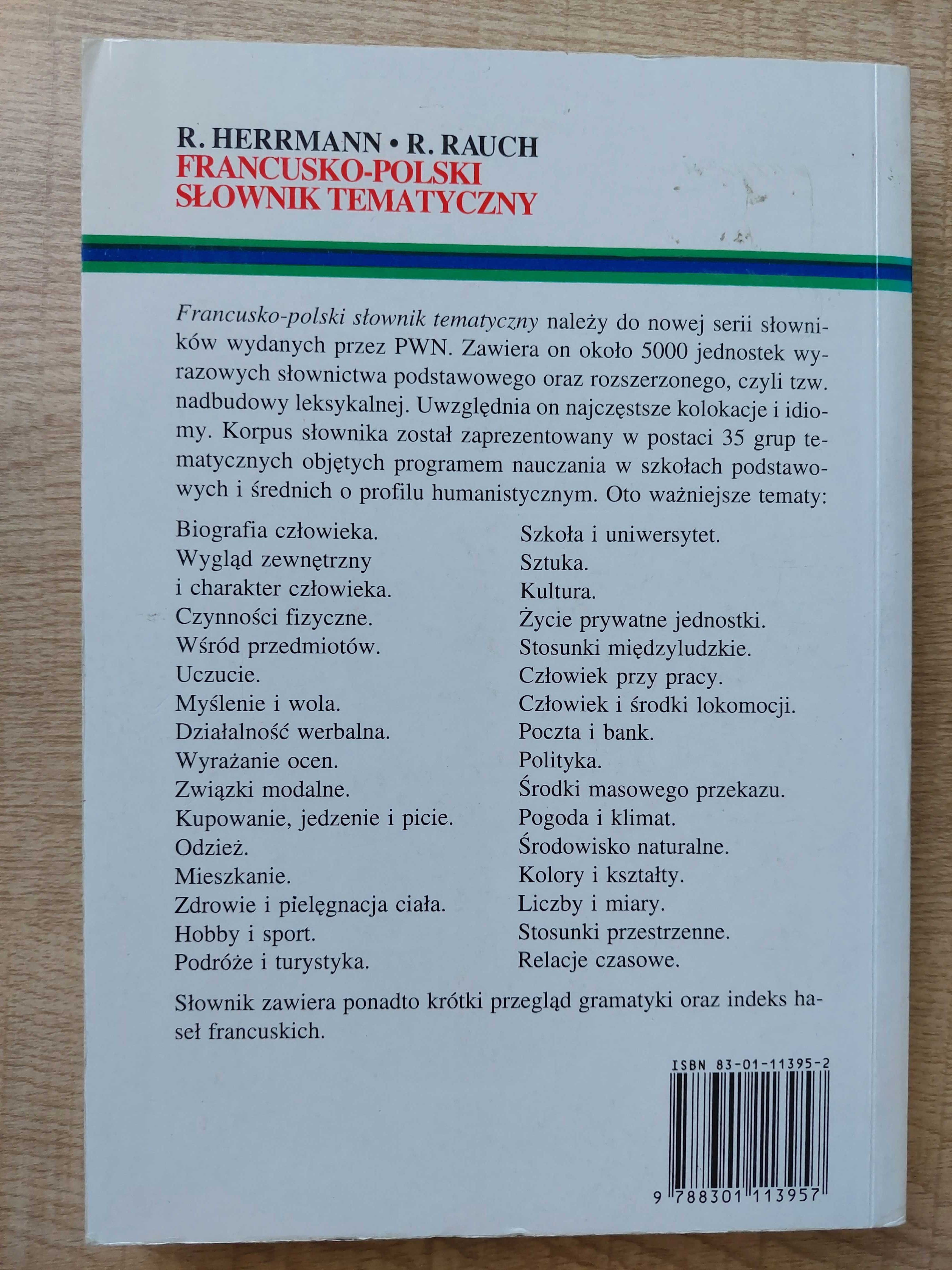 Francusko-polski słownik tematyczny