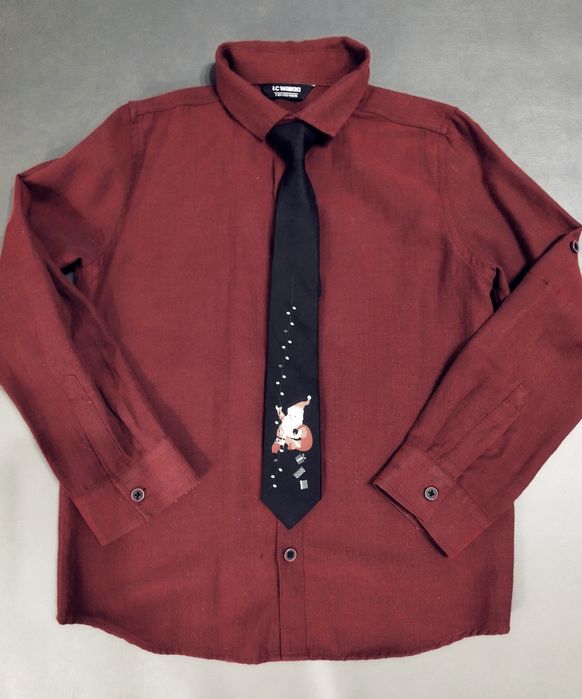 Koszula świąteczna LC Waikiki + krawat