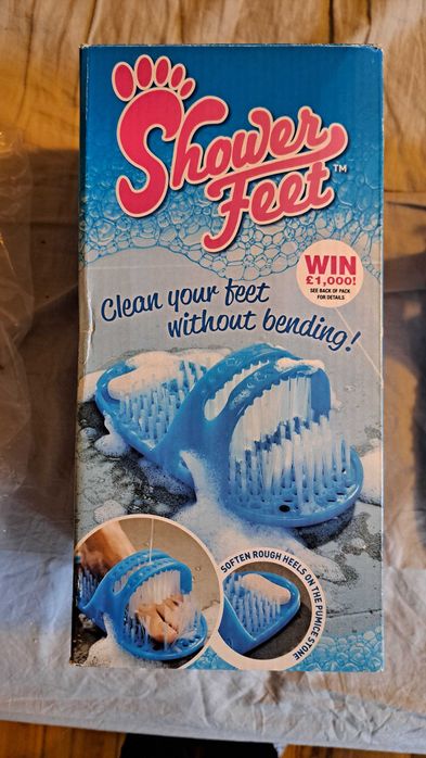 Shower feet - mycie stóp bez pochylania się pod prysznicem