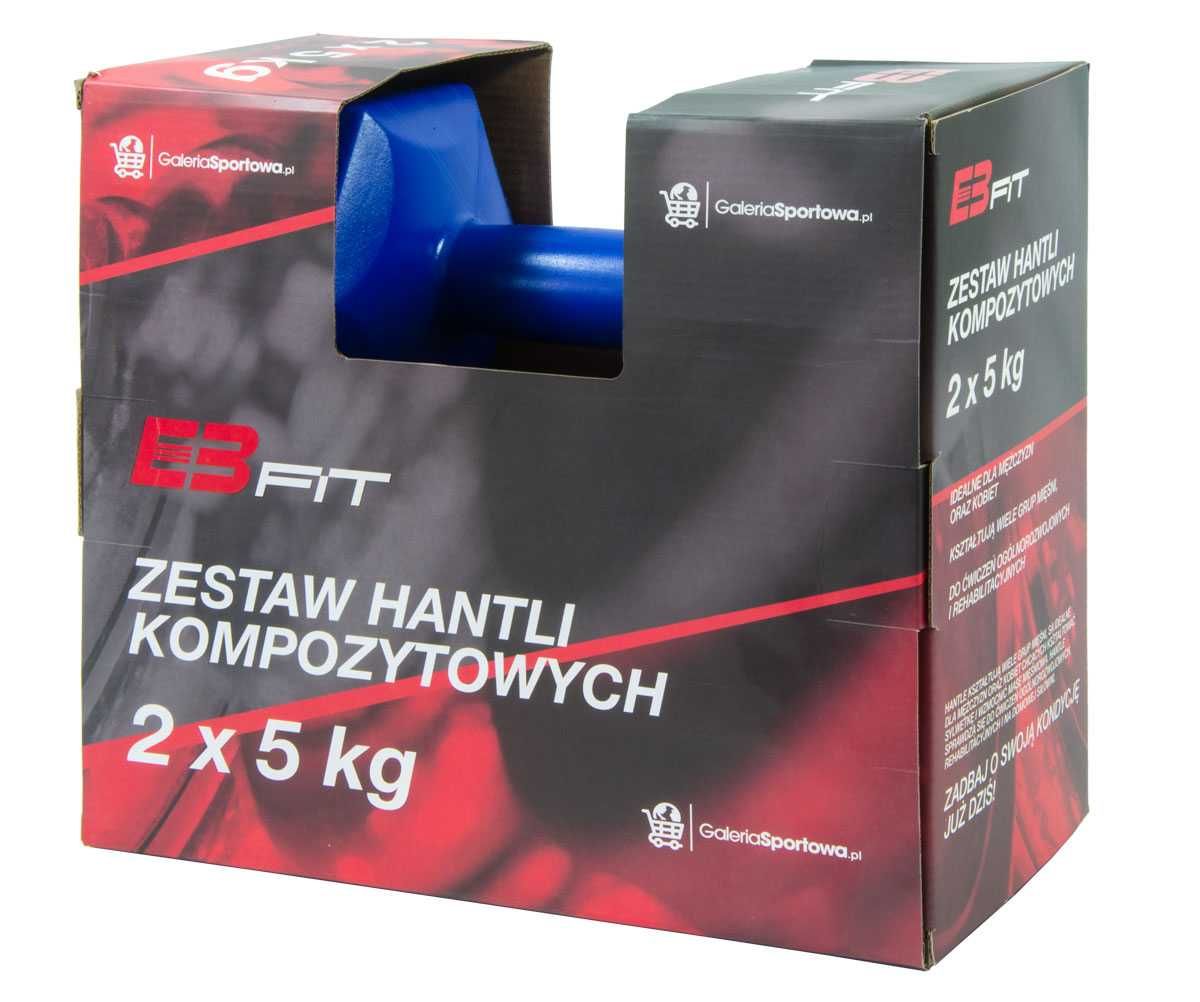 zestaw hantli KOMPOZYTOWYCH 2x5 KG EB FIT