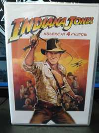 Indiana Jones kolekcja 4 filmów.Pakiet dvd nowy i zafoliowany. 
Pakiet