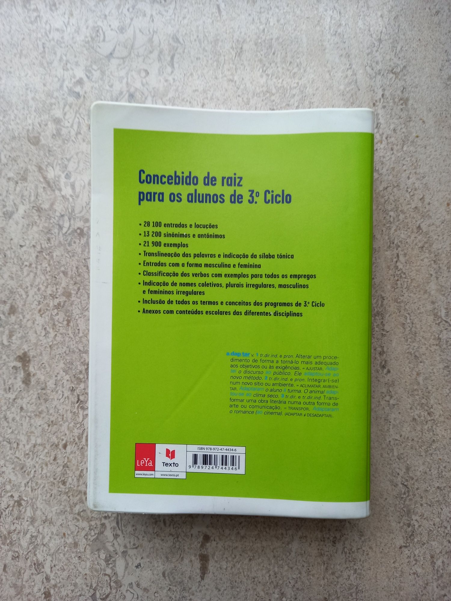 Dicionário Escolar 3.° ciclo Português