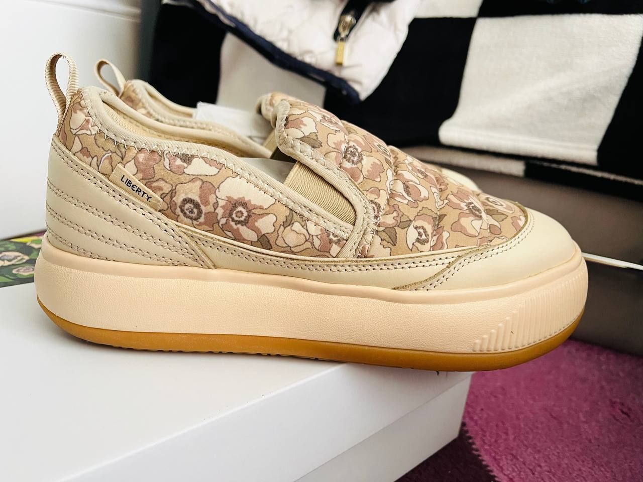 Кроссовки ботинки слипоны Puma liberty Sun kiss.