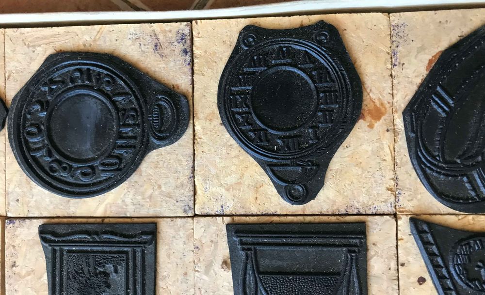 Conjunto carimbos escolares Agata Agatha relógios novo