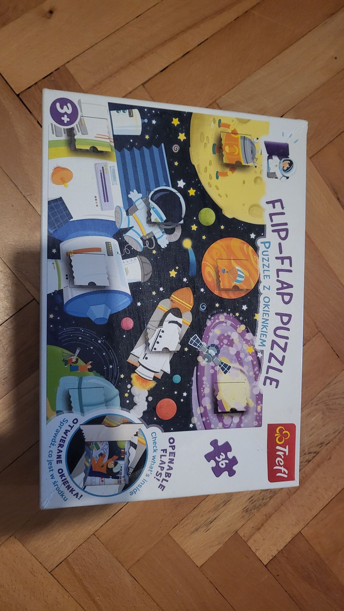 Puzzle flip-flap