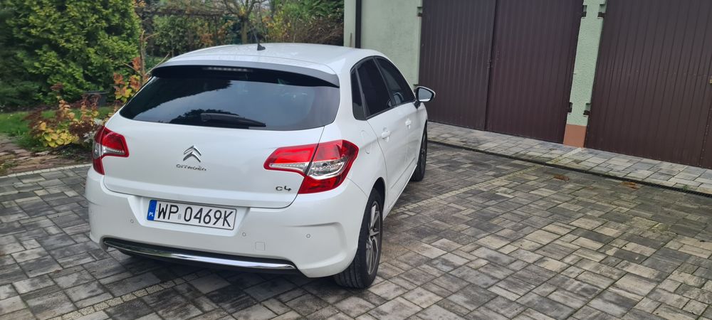Citroen c4 1.6hdi biała perła navi, klimatronk, 2 komplety kół