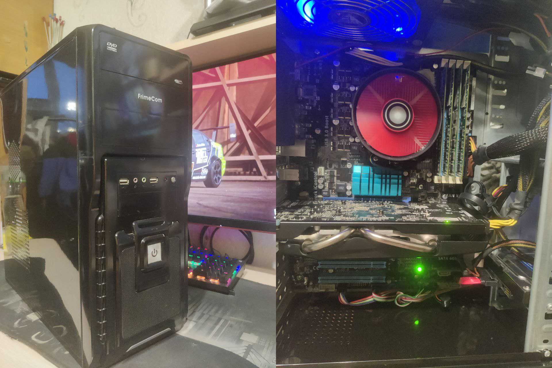 Комп AMD FX6100, 8 gb RAM, SSD 120 + HDD 250, AMD HD7770 (1gb ddr5)