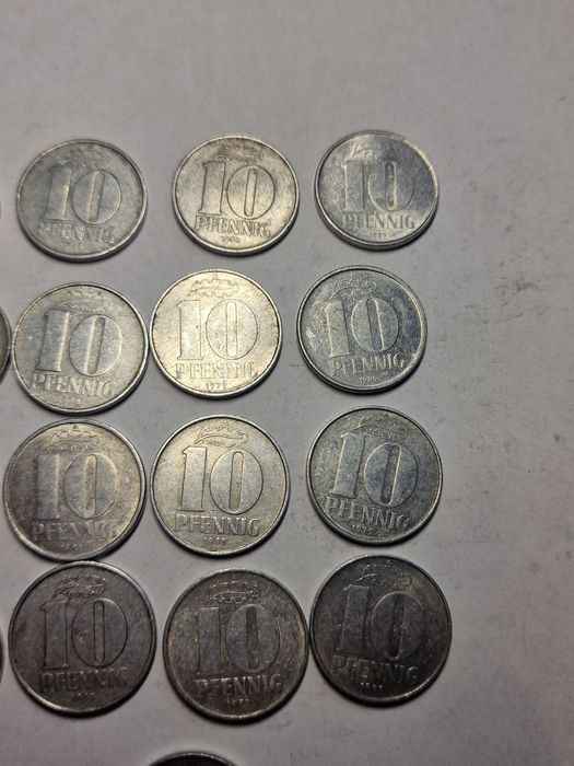 Zestaw monet 10 Pfening NRD