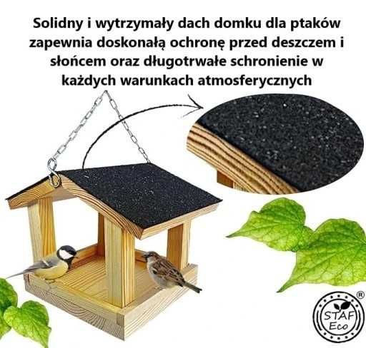 STAFECO Karmnik dla ptaków do zawieszenia dla małych ptaków, na balkon