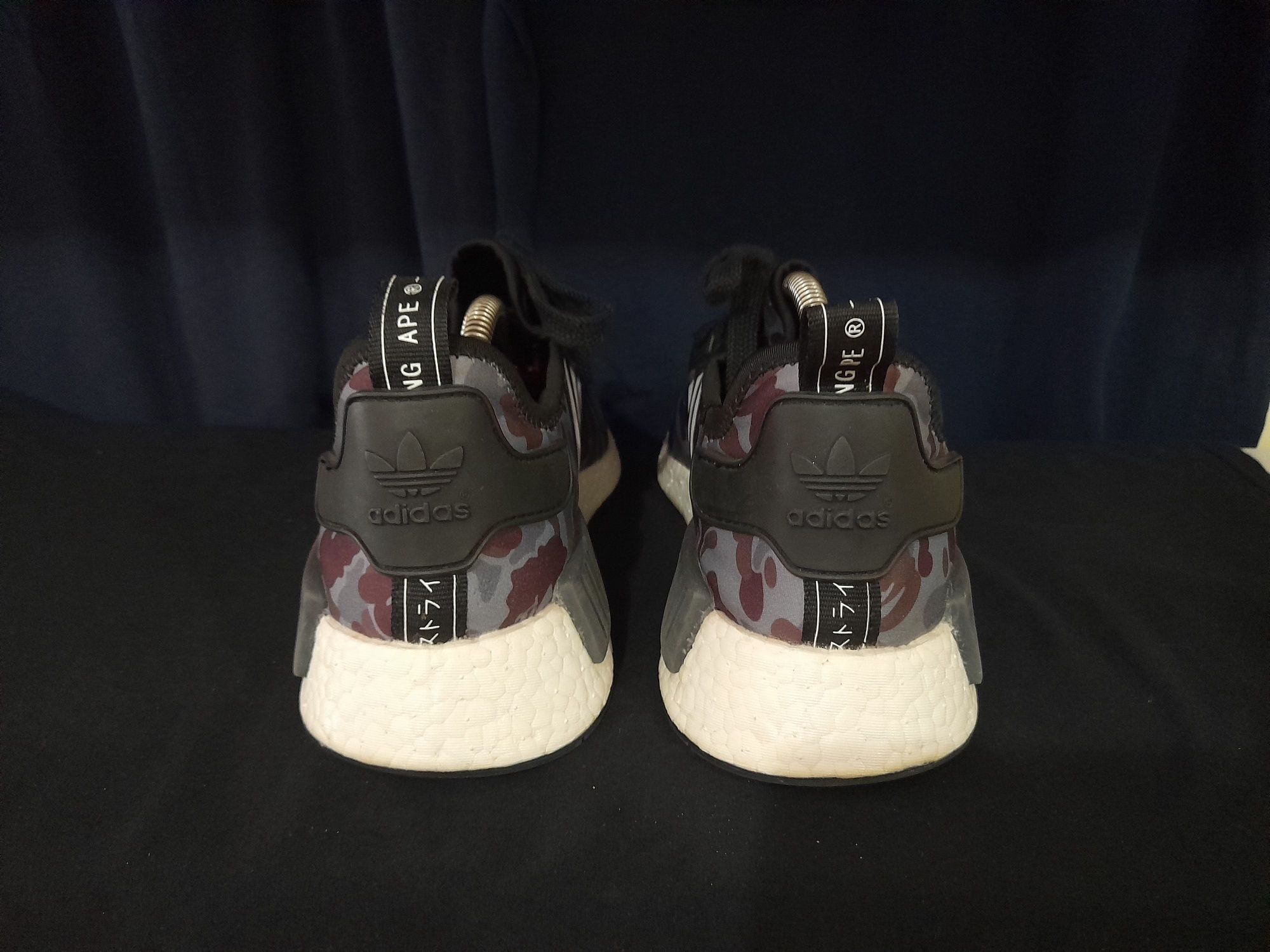 Оригинальные мужские кроссовки Bape×Adidas NMD 1, 40,5( 25,5 )