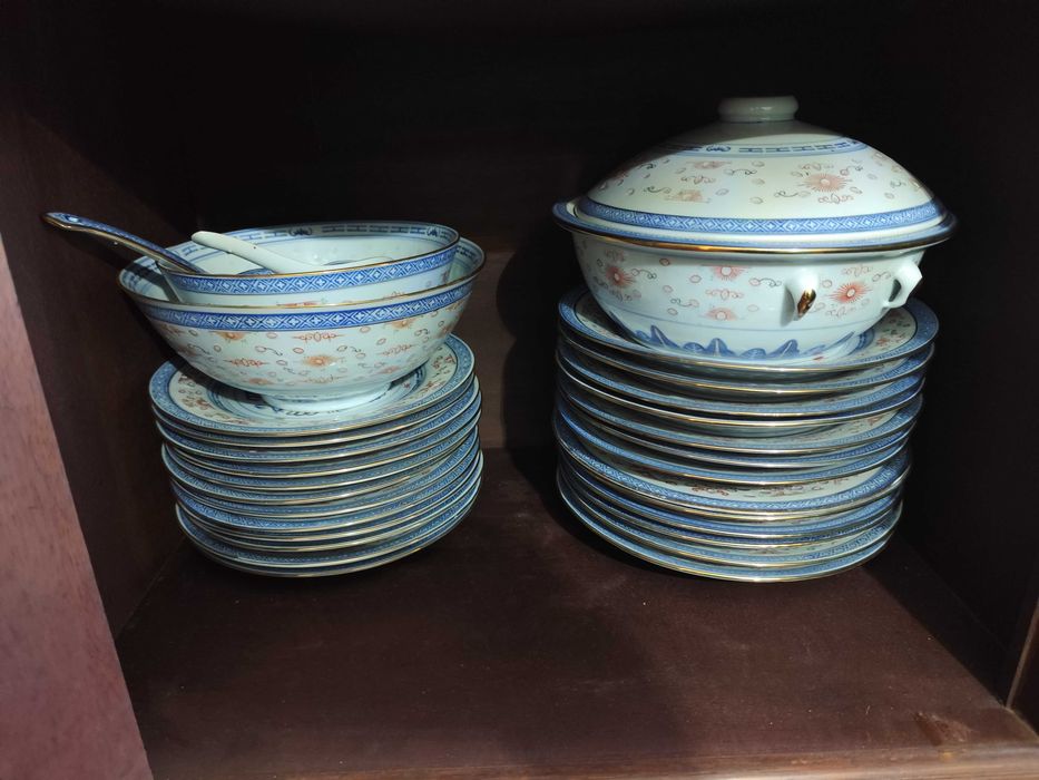 Loiça chinesa vintage bago de arroz