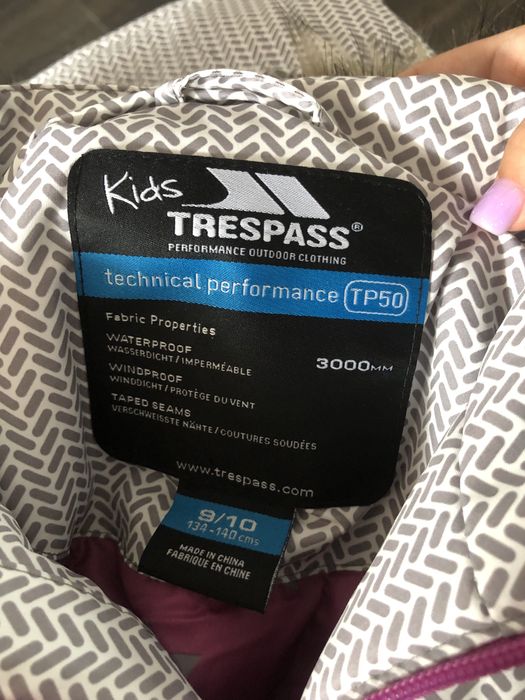Курточка зимова Trespass дитяча