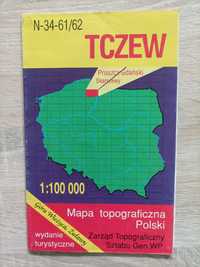 Mapa Topograficzna Polski - Tczew