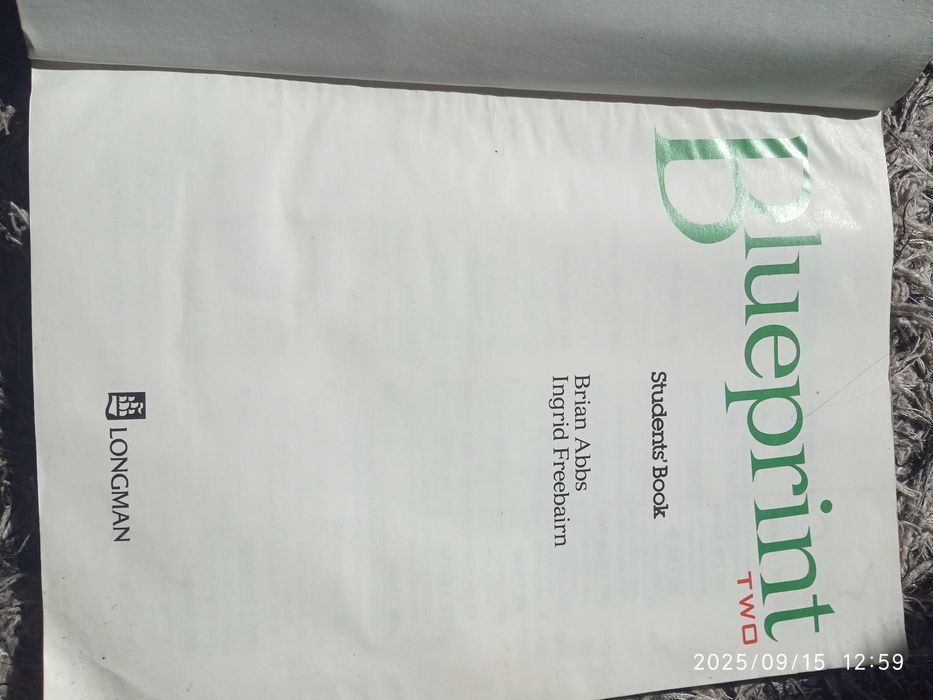 Blueprint two podręcznik do nauki języka angielskiego