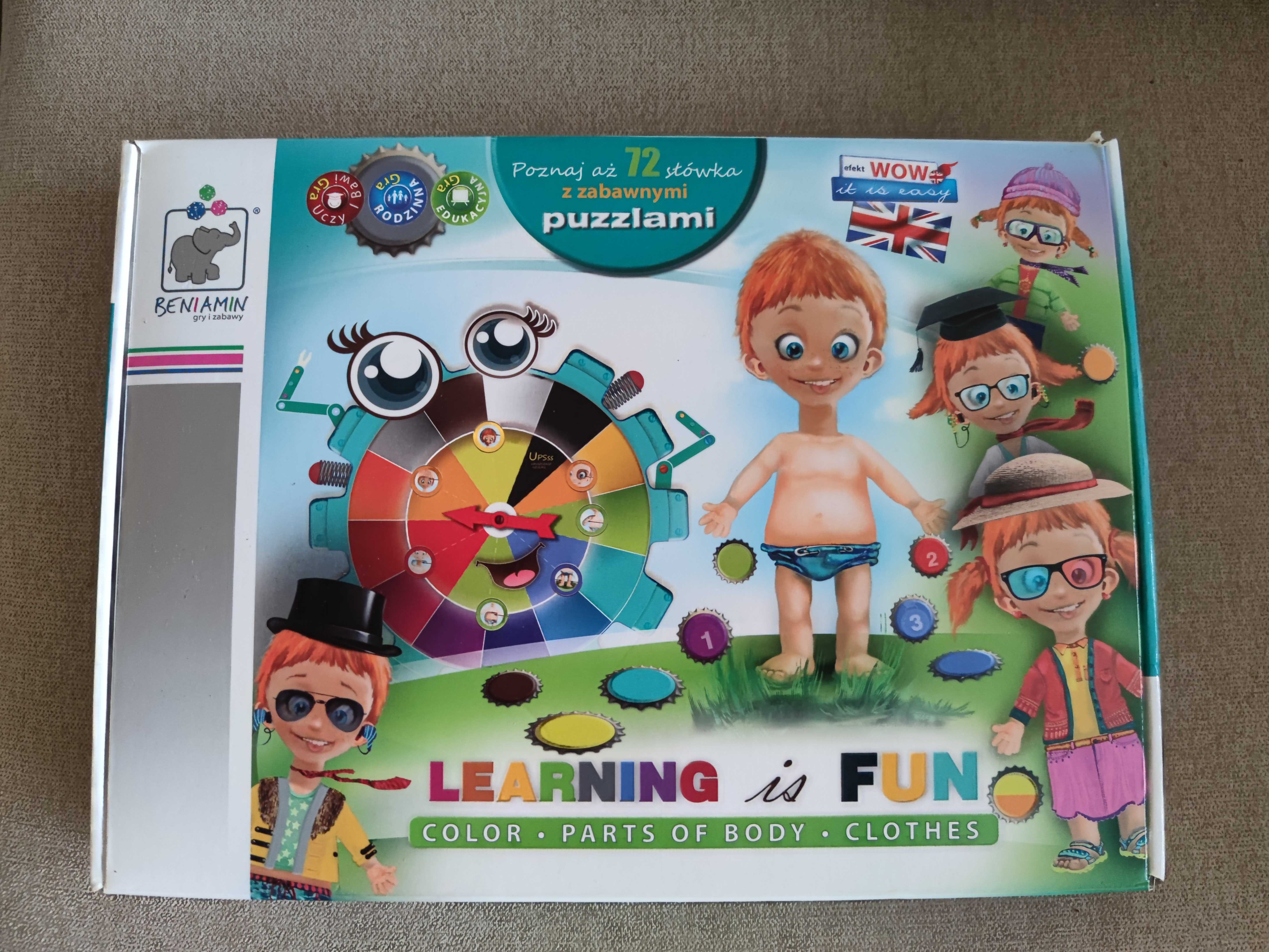 Gra "Learning is Fun" wiek 5+, nauka angielskiego dla dzieci
