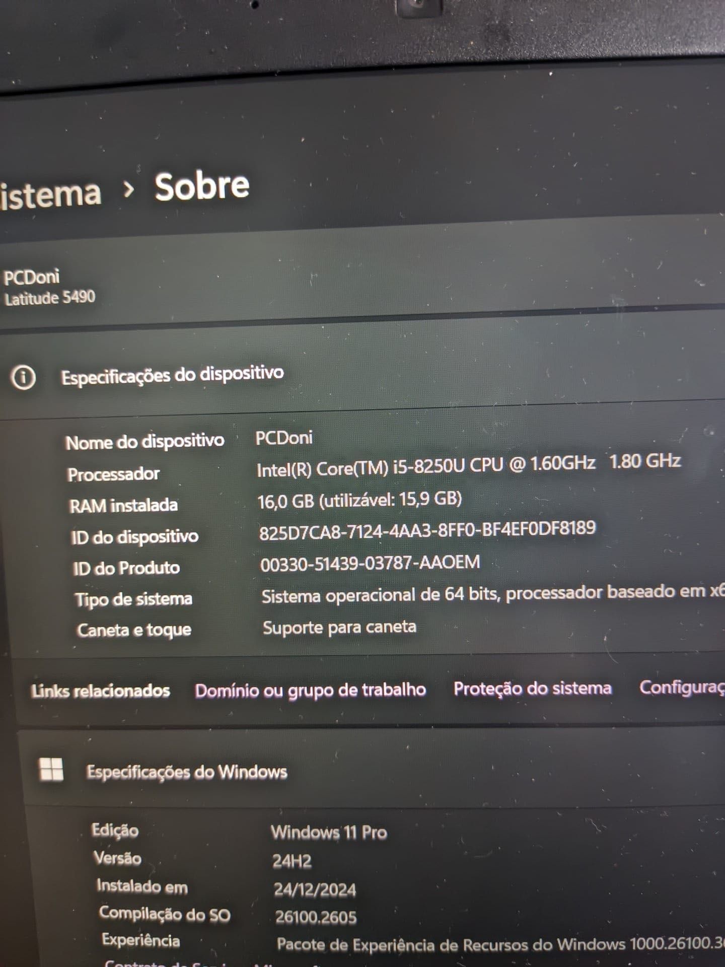 DELL Latitude 5490 16 GB DDR4 RAM, 512 GB SSD