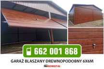 Garaż Blaszany | Wiata | Magazyn  - Konstrukcja Stalowa  - ROMSTAL*