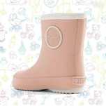 Kalosze DZIECIĘCE gumiaki LEKKIE dla dzieci NEWBORN pastel rose 26