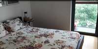 Colcha de flores com fronhas para cama de casal standard (135x190 cm)