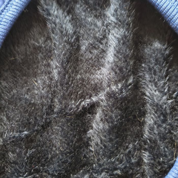 Kurtka pikowana ubranie dla psa niebieska