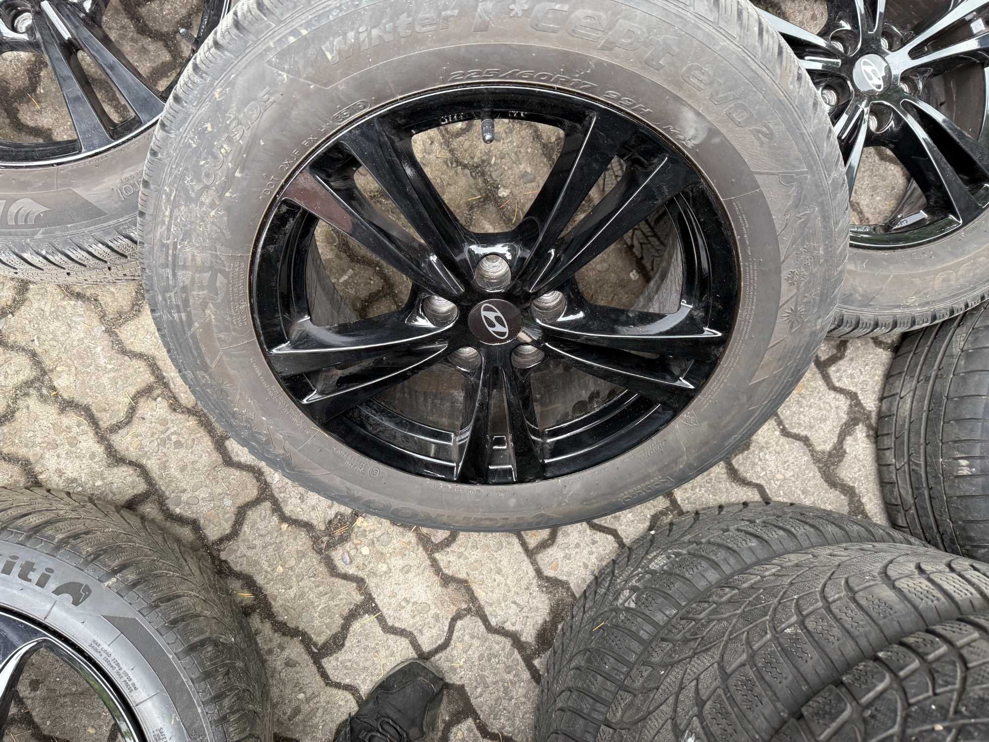 Felgi aluminiowe 17" 5x114,3 Hyundai IX35 Tucson Kia Sportage +opony