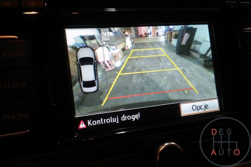Kamera cofania montaż Gdańsk Audi VW Skoda Seat MMI 2G 3G 3GP MIB