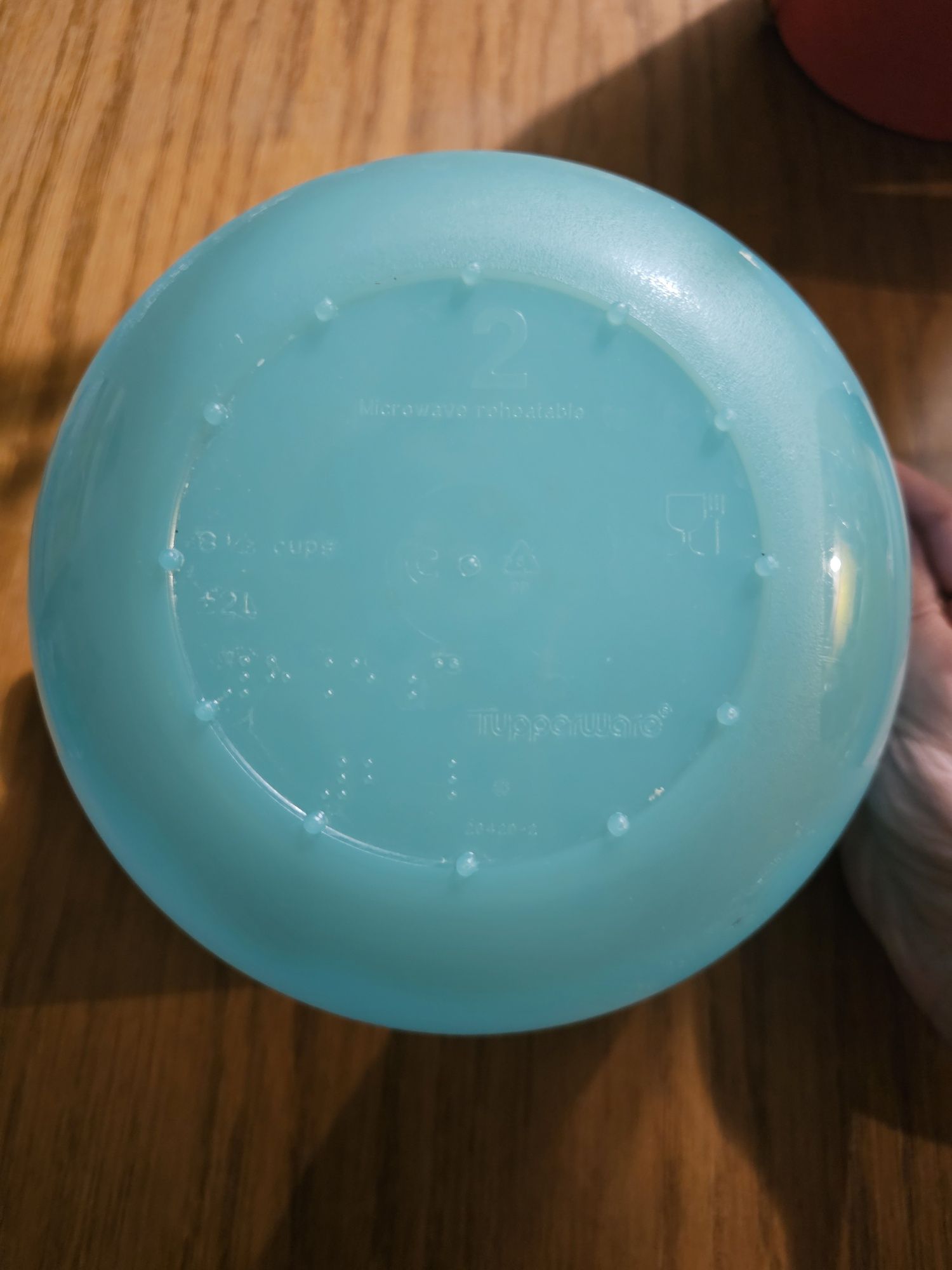 Tupperware Cristallo 2l podgrzewanie mikrofala