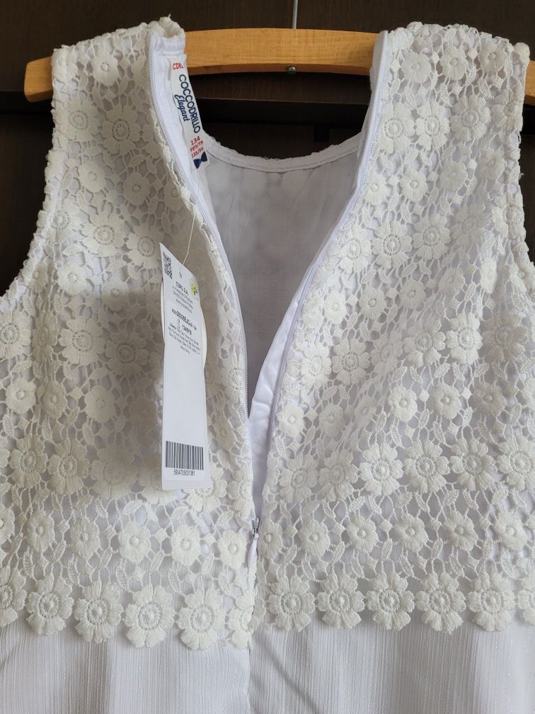 Nowa elegancka sukienka Coccodrillo na 134