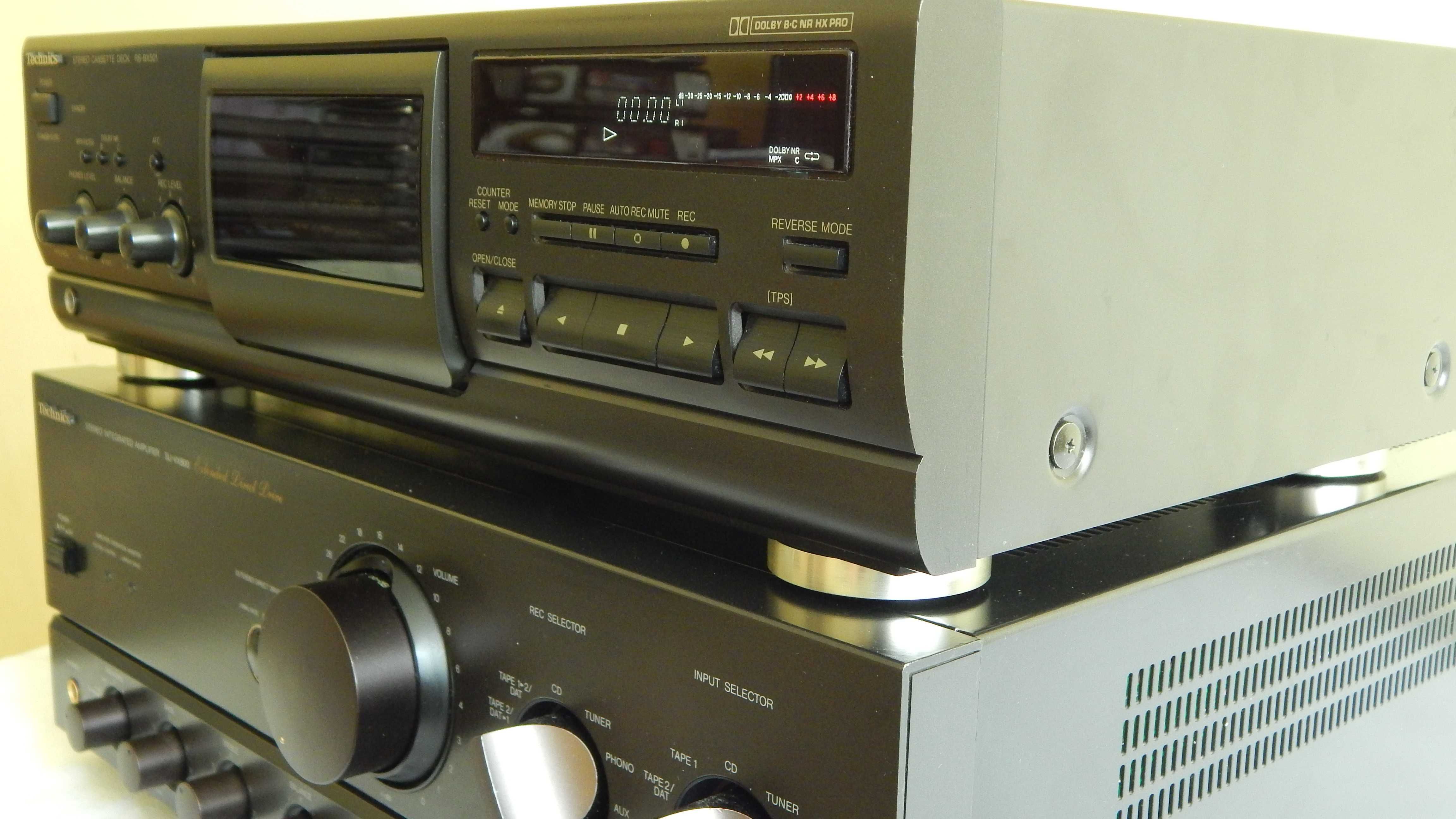 technics wzmacniacz su-vx 800,magnetofon rs-bx501