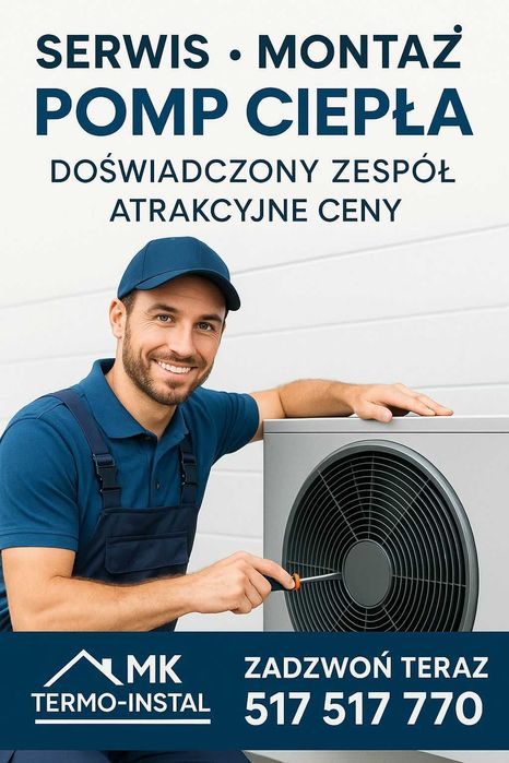 Serwis i montaż pomp ciepła – MK Termo-Instal