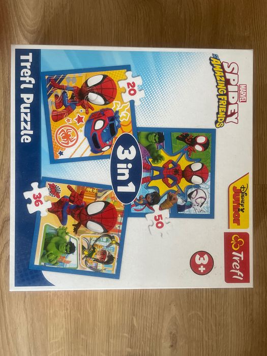 Puzzle Spiderman 3w1