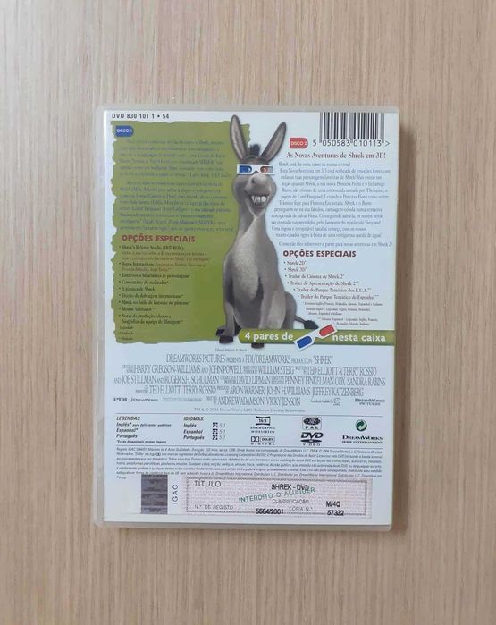 Shrek + Shrek 3D / Shrek - O Terceiro (DVD)