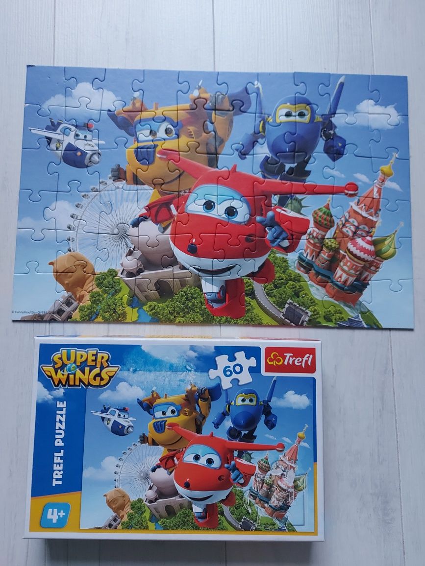 Super Wings samolot dżetek dzetek maskotka + puzzle gratis