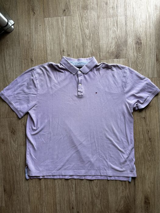 Koszulka polo tommy hilfiger xxl fiolet