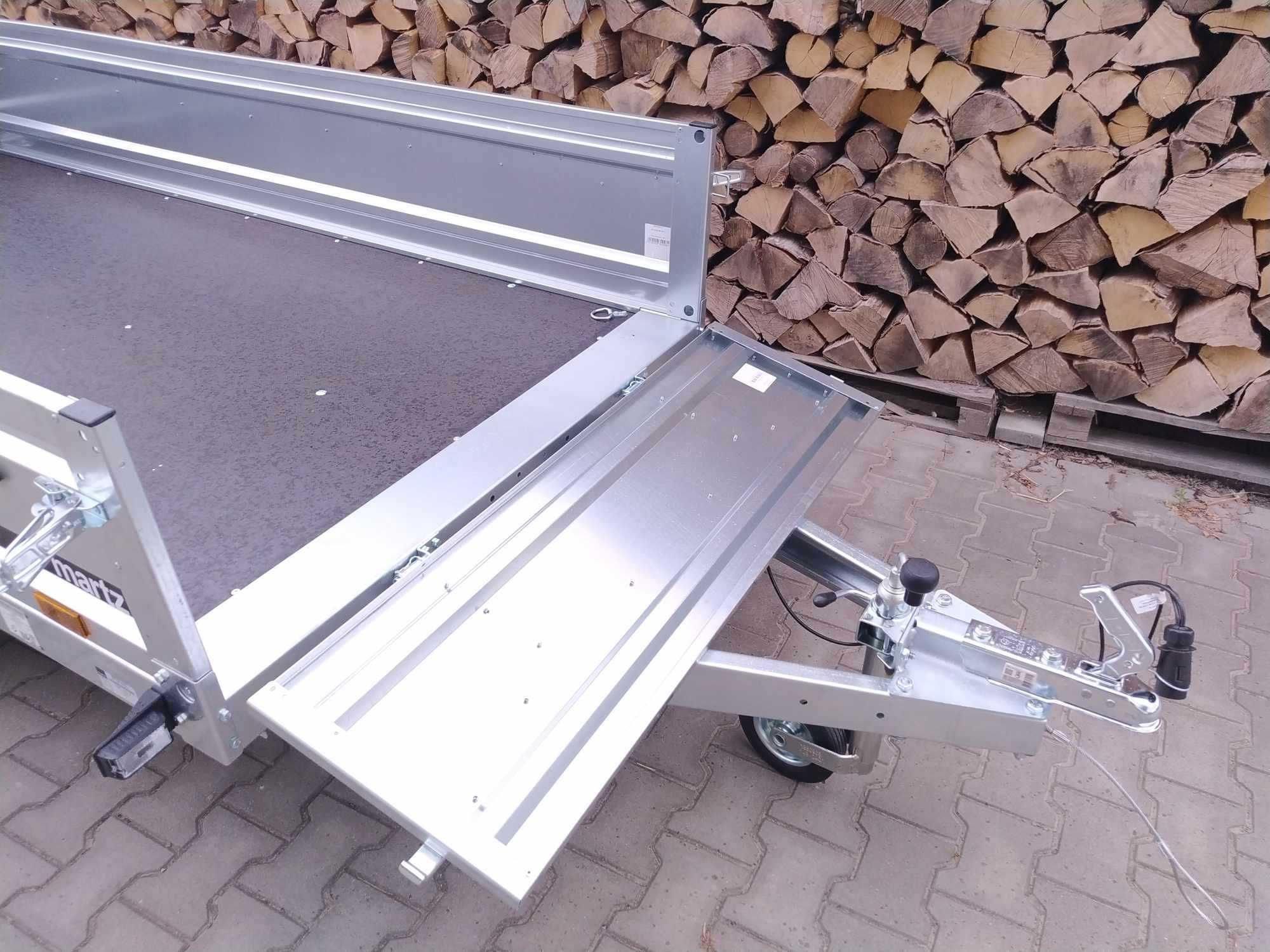 Mega cena przyczepa  Martz premium 264 wym wew 264x126x40cm budowlanka