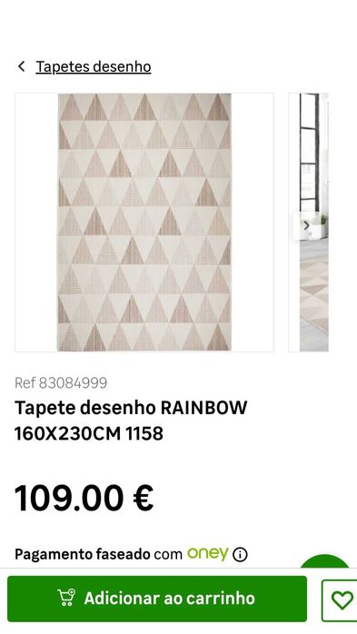Tapete Rainbow 160×230 cm Novo