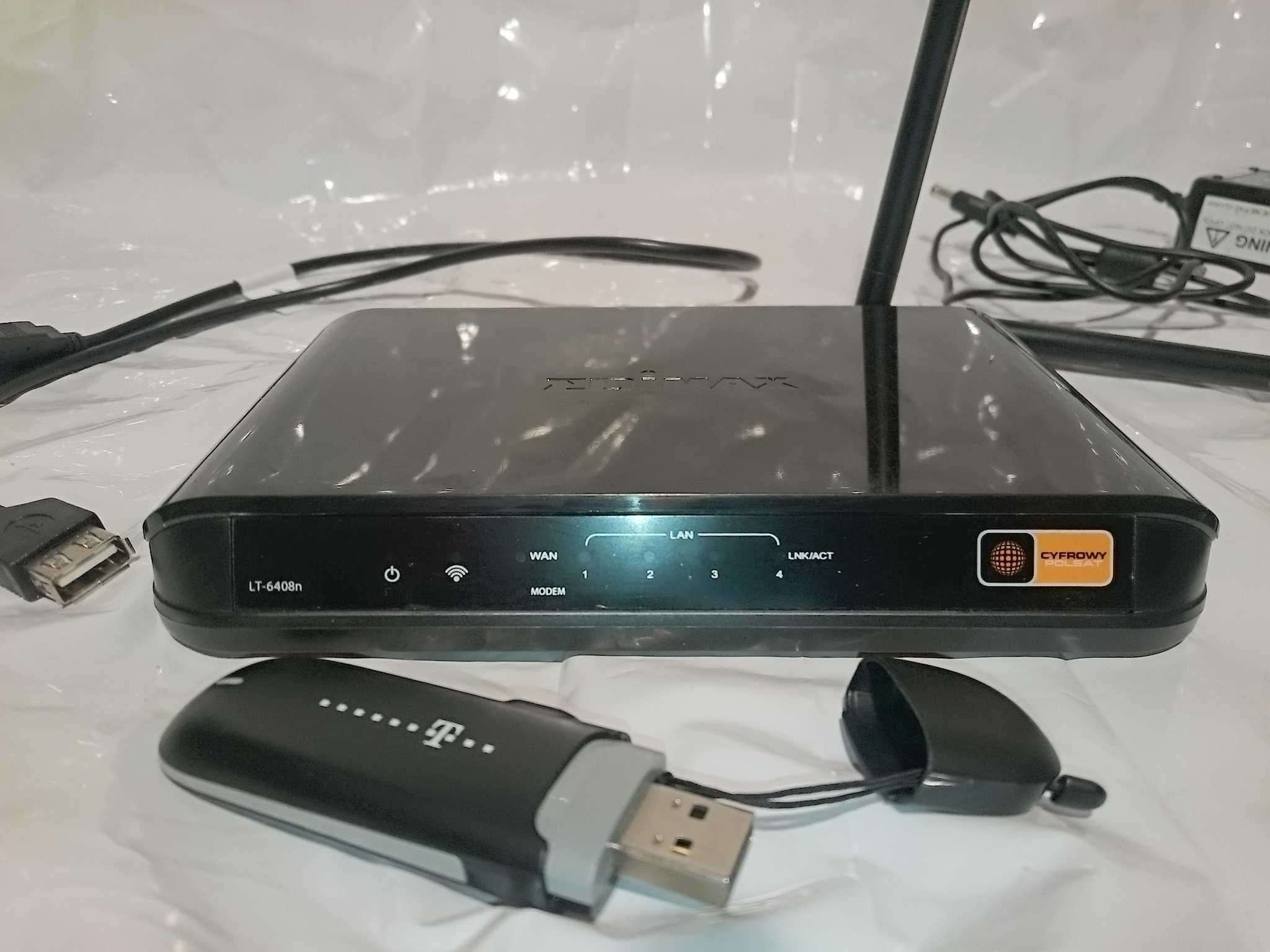 Router Edimax LT 6408n modem USB Huawei e3131s-2 do karty SIM