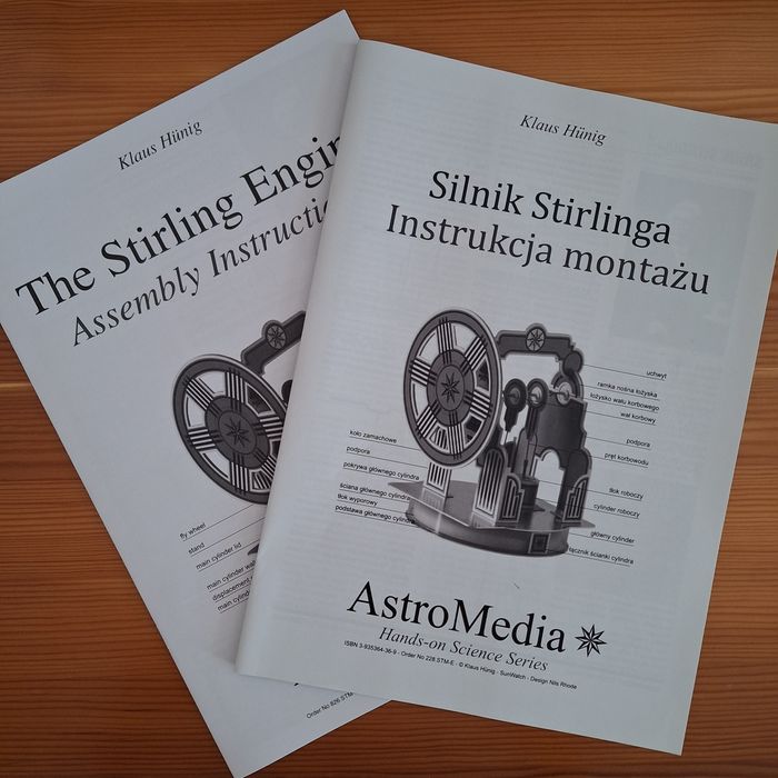 The Stirling Engine / silnik Stirlinga zestaw do złożenia NOWE